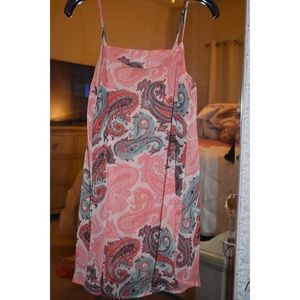 Paisley print dress